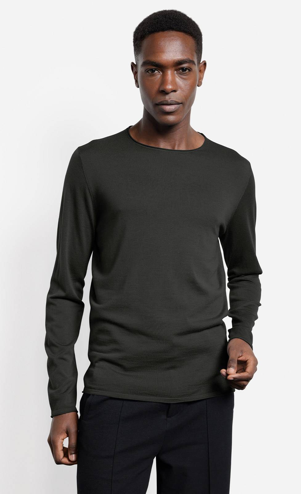 Kiefermann Benjaminn Merino Strickpullover 50% Rabatt mit kostenlosem Versand