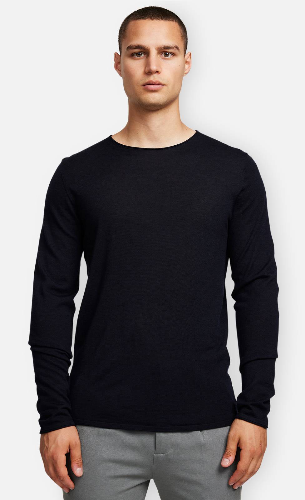 Kiefermann Benjaminn Merino Strickpullover 50% Rabatt mit kostenlosem Versand