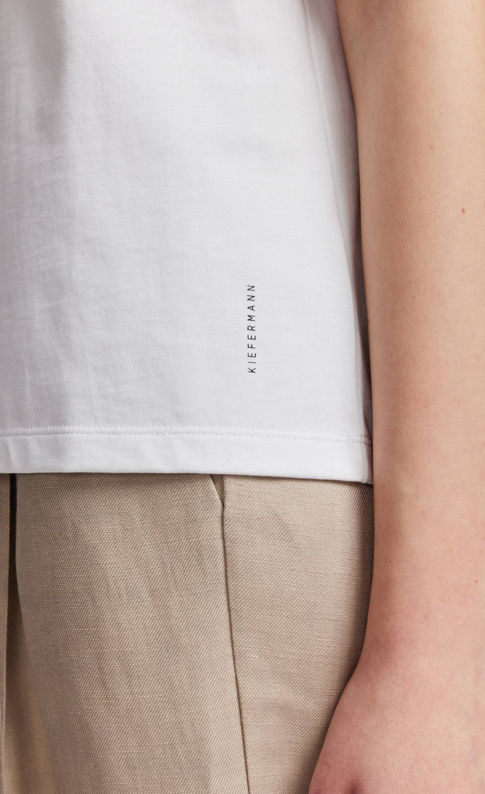 Kiefermann Jetta T-Shirt aus Baumwolle mit Logoprint 2025