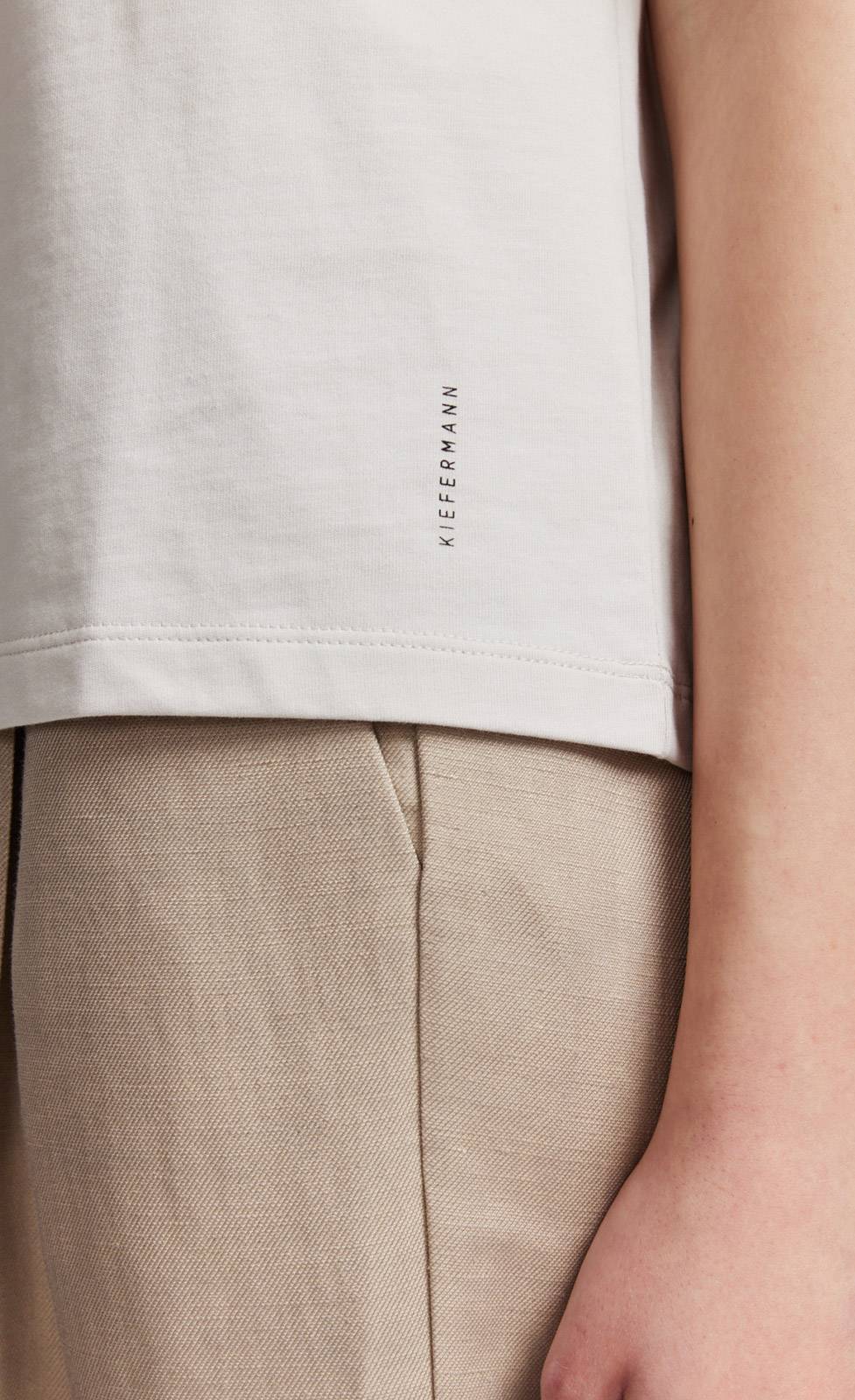 Kiefermann Jetta T-Shirt aus Baumwolle mit Logoprint 2025