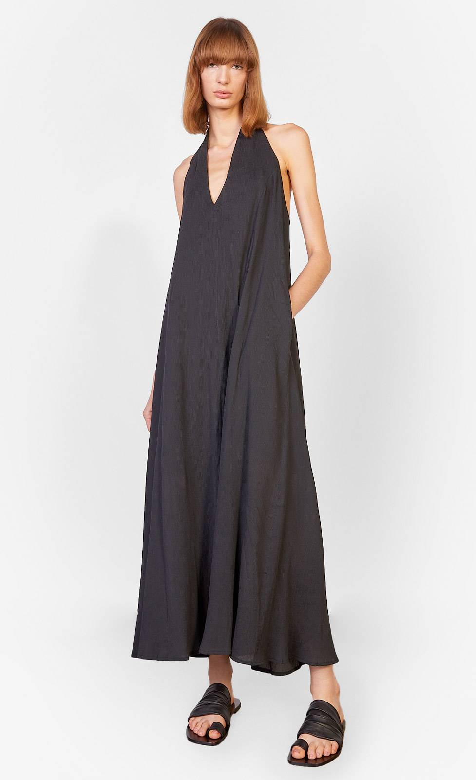 Kiefermann Vivien Neckholder-Kleid aus Seidenmaterial Auslauf