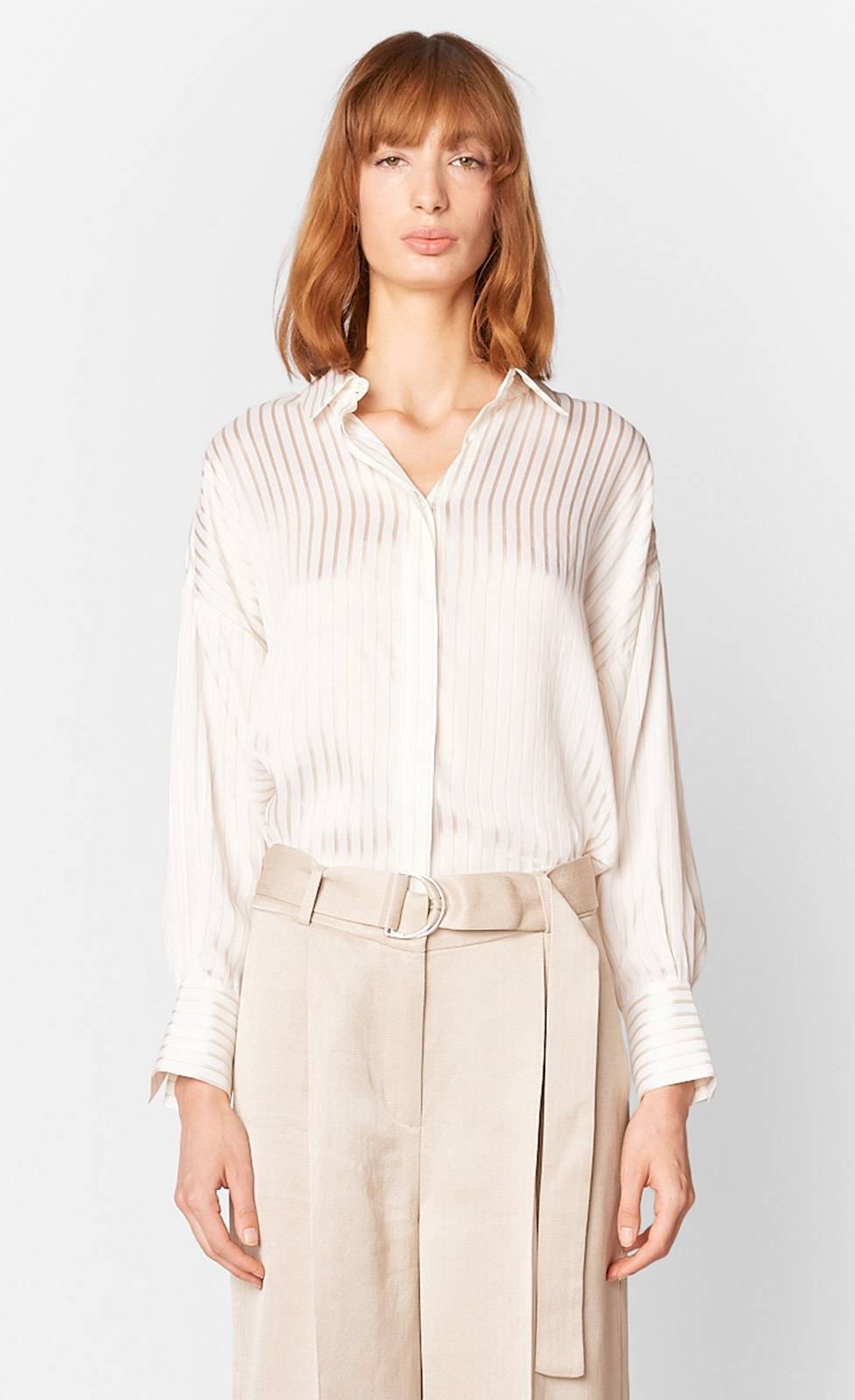 Kiefermann Cece Bluse mit tonalem Streifen im Angebot