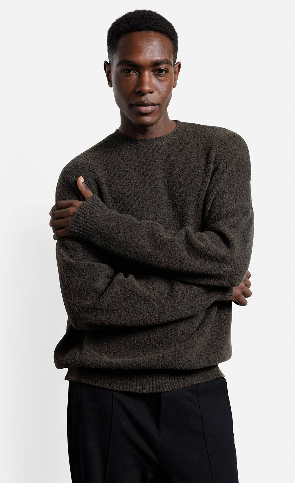 Kiefermann Edoso Pullover aus Bouclégarn Schlussverkauf