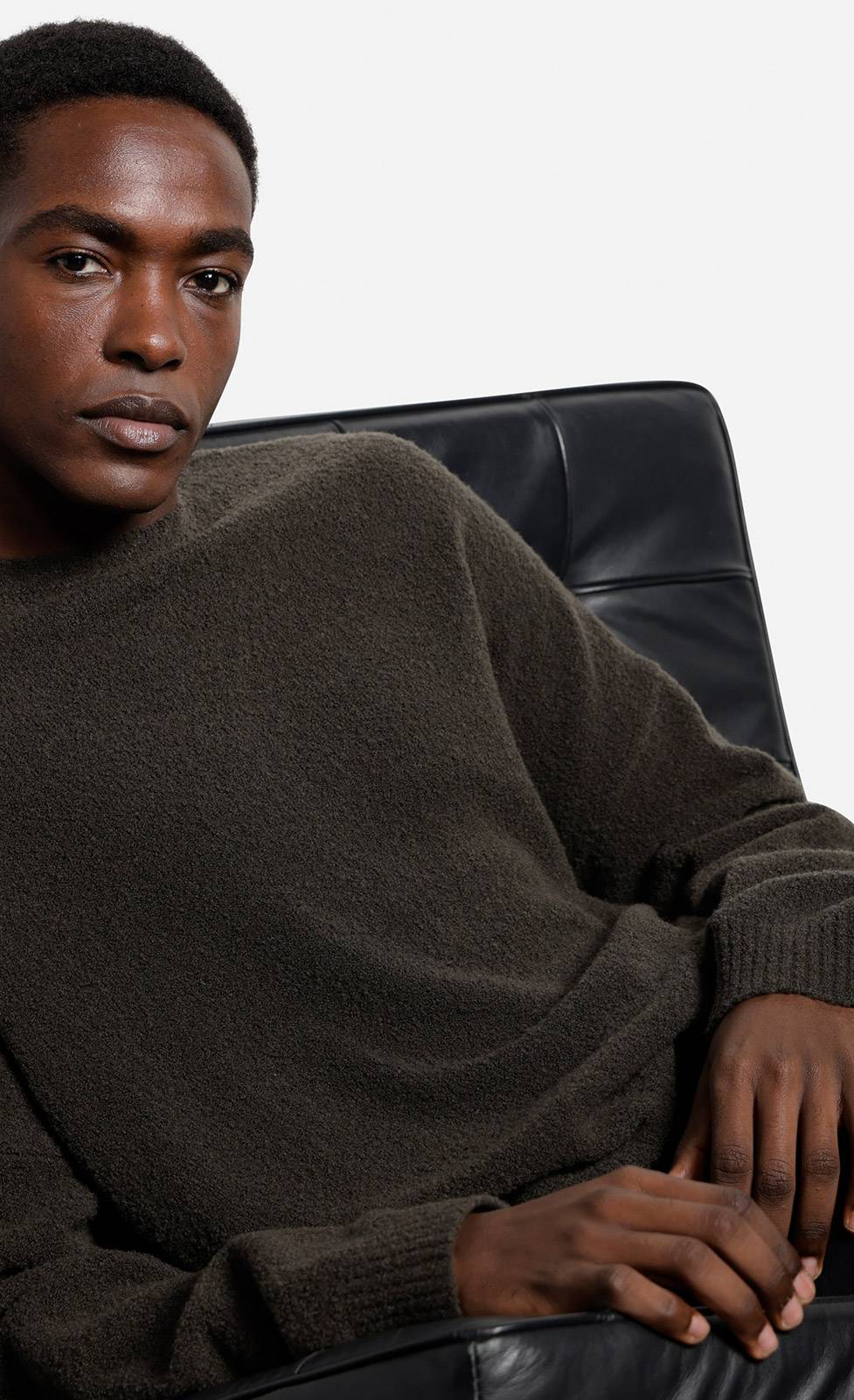Kiefermann Edoso Pullover aus Bouclégarn Schlussverkauf