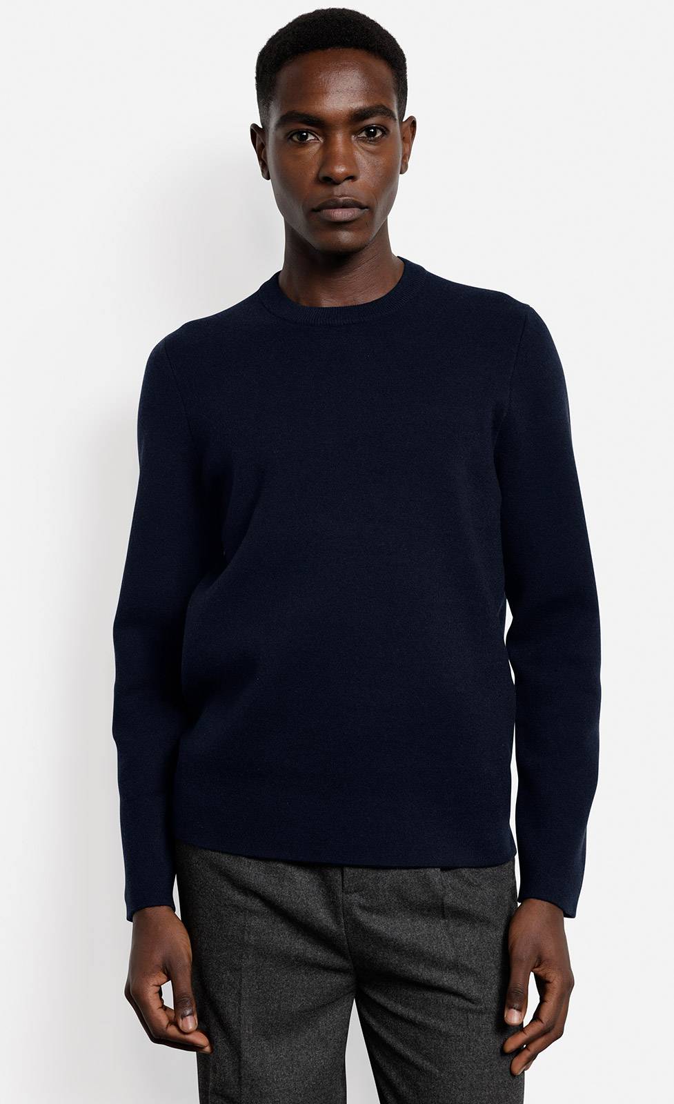 Kiefermann Hannso Pullover aus kompaktem Strick Günstiger Verkauf