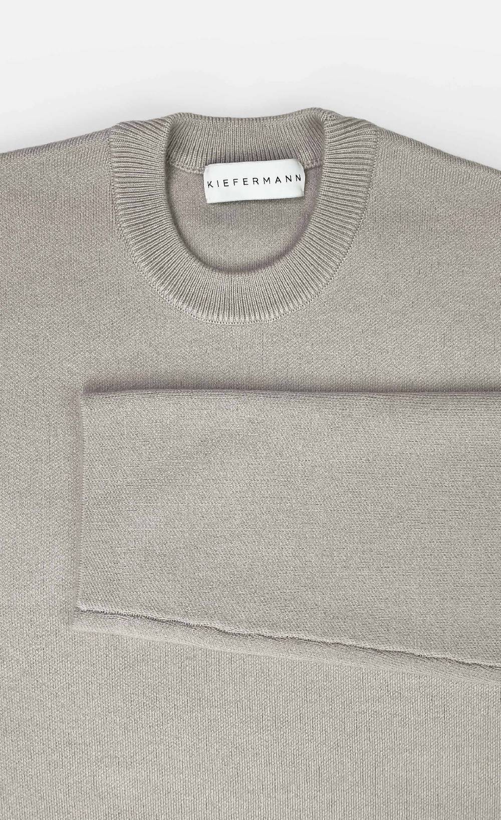 Kiefermann Hannso Pullover aus kompaktem Strick Günstiger Verkauf