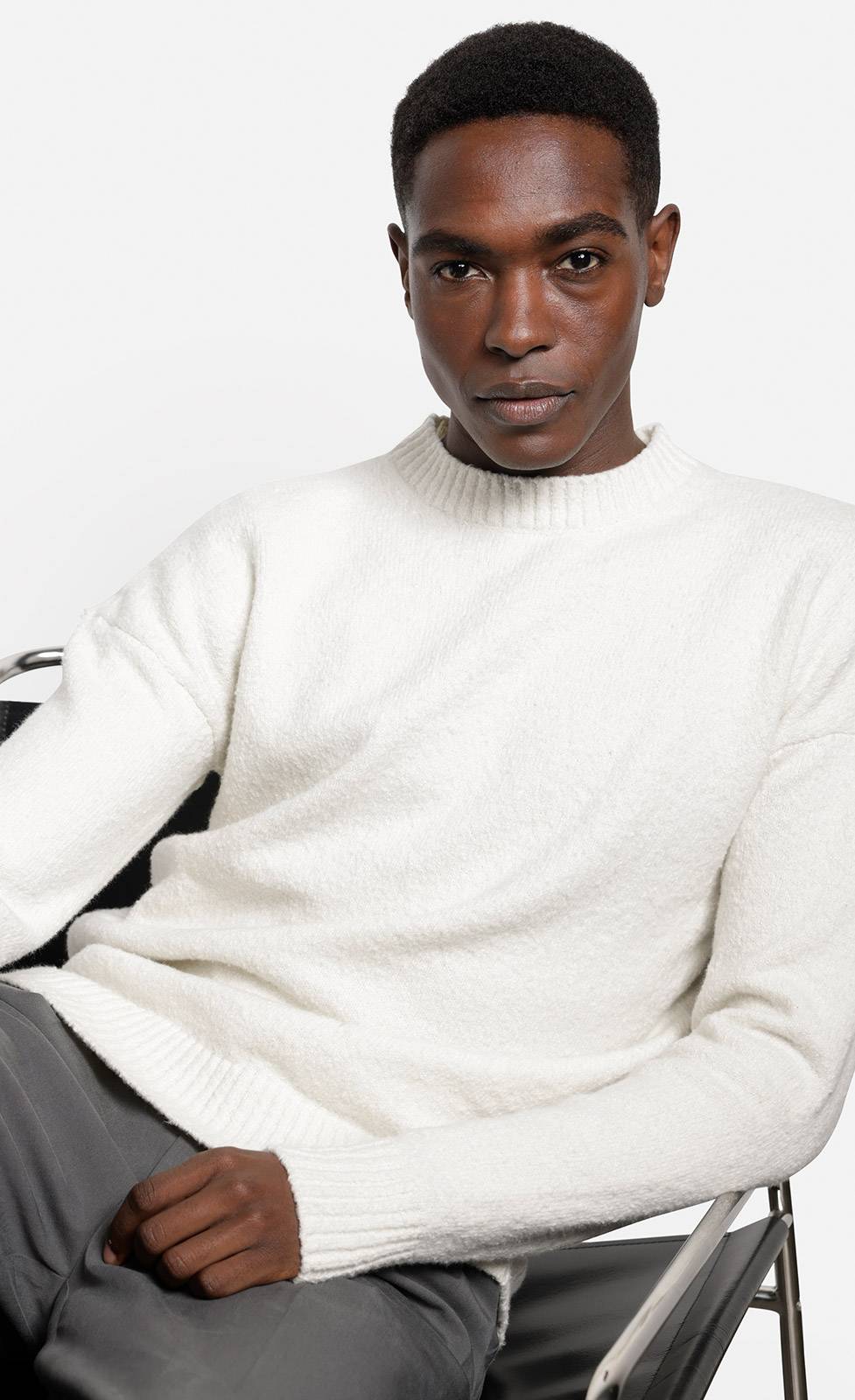 Kiefermann Janniso Pullover aus Bouclégarn Fabrikverkauf