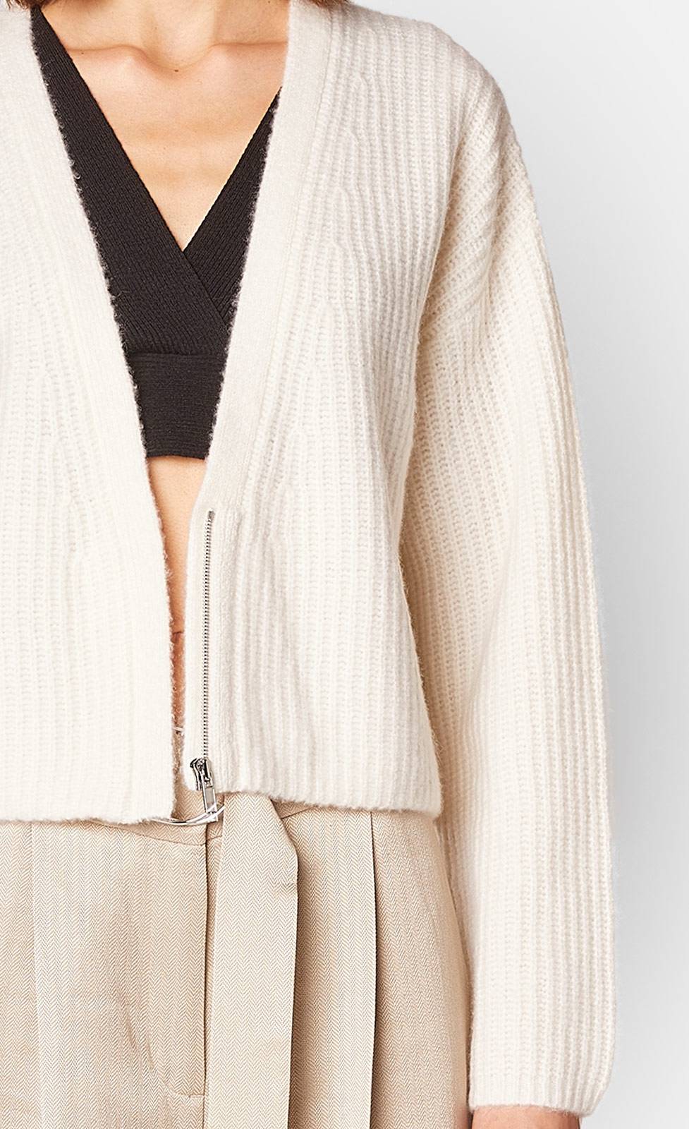 Kiefermann Mette Kaschmirstrickjacke mit Reißverschluss Saisonschlussverkauf