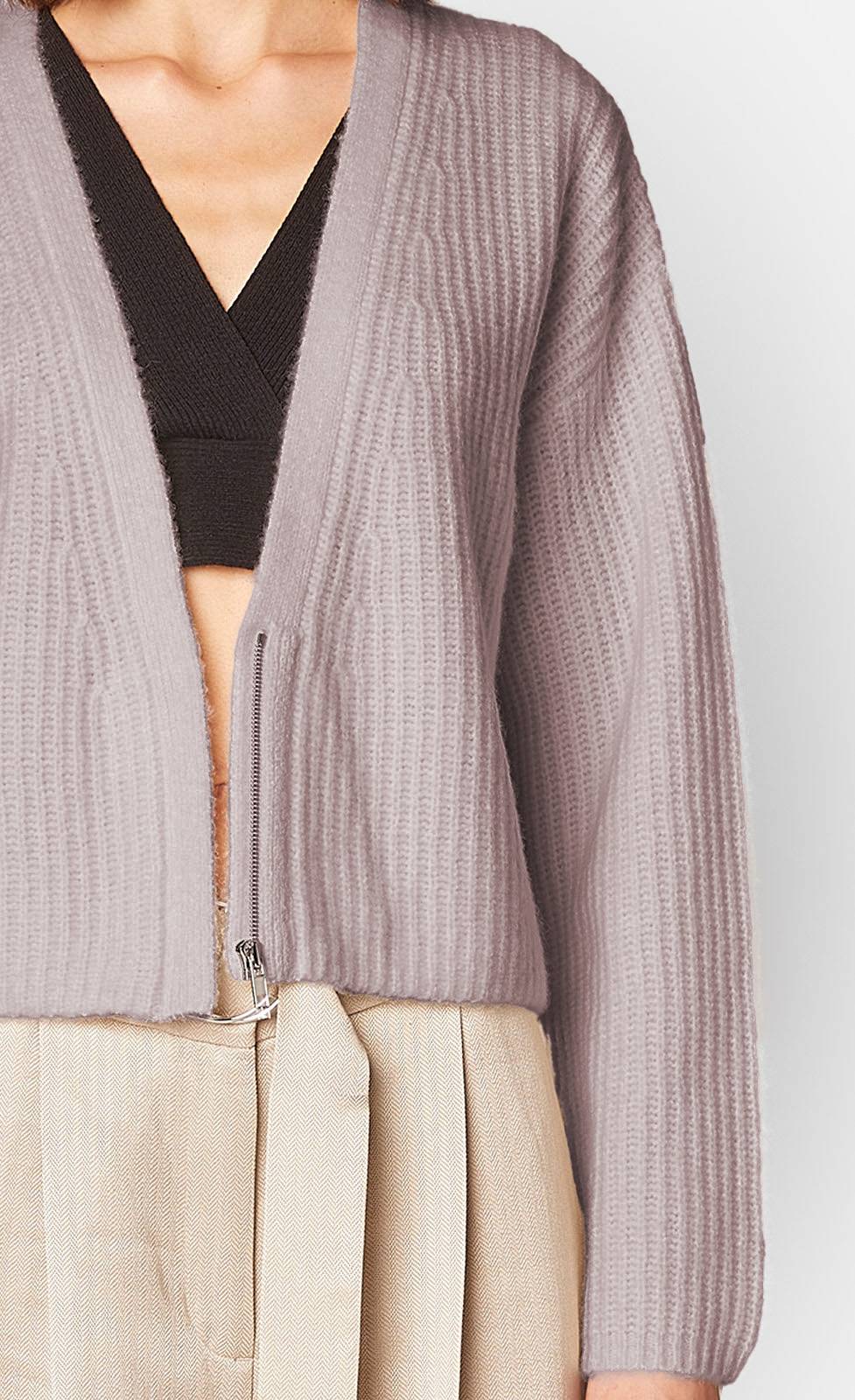 Kiefermann Mette Kaschmirstrickjacke mit Reißverschluss Saisonschlussverkauf