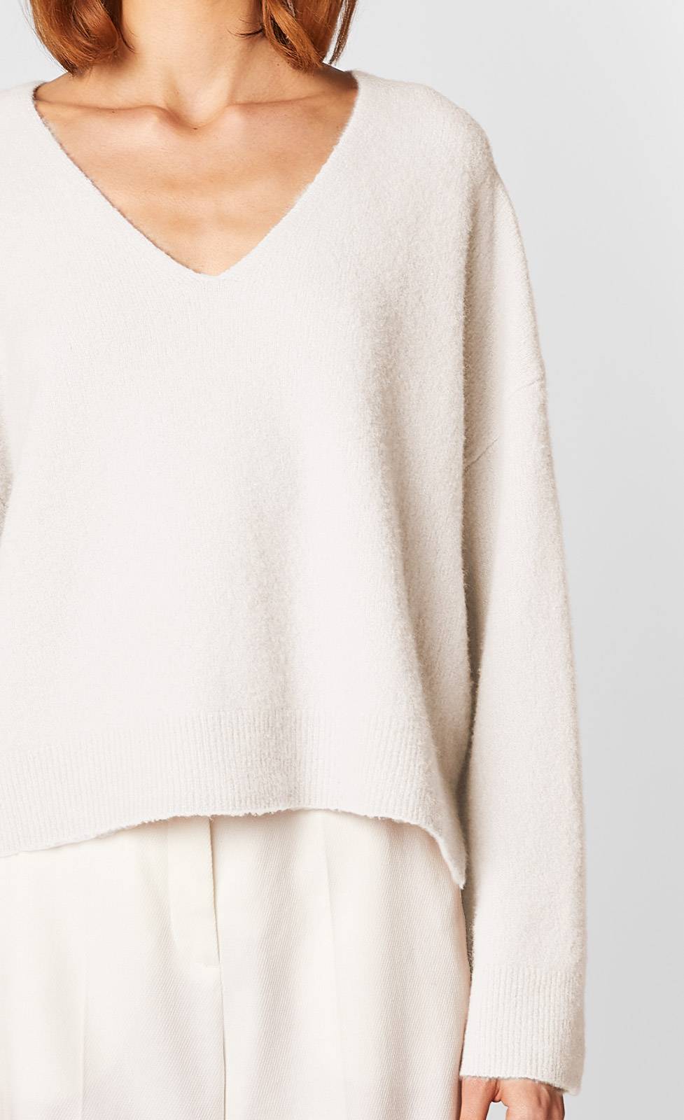 Kiefermann Chiara Strickpullover aus gewalktem Kaschmir Black Friday
