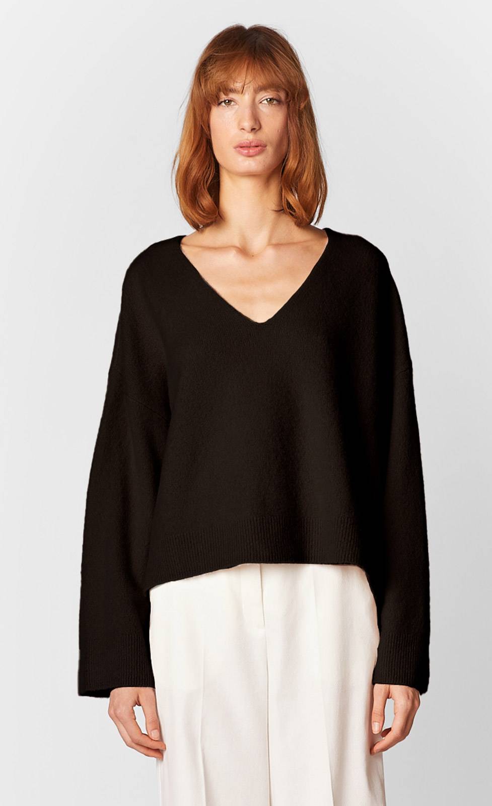 Kiefermann Chiara Strickpullover aus gewalktem Kaschmir Black Friday