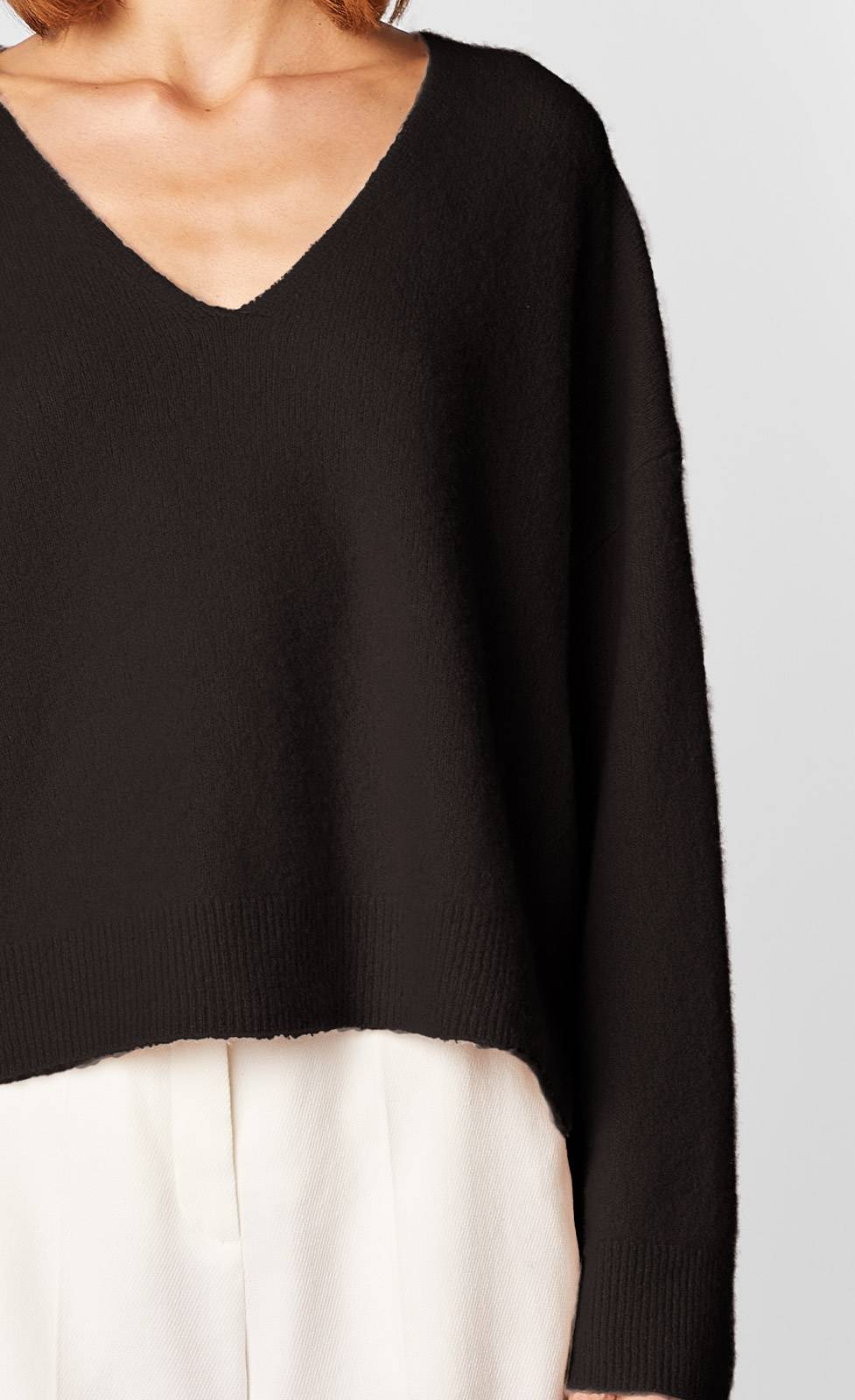 Kiefermann Chiara Strickpullover aus gewalktem Kaschmir Black Friday
