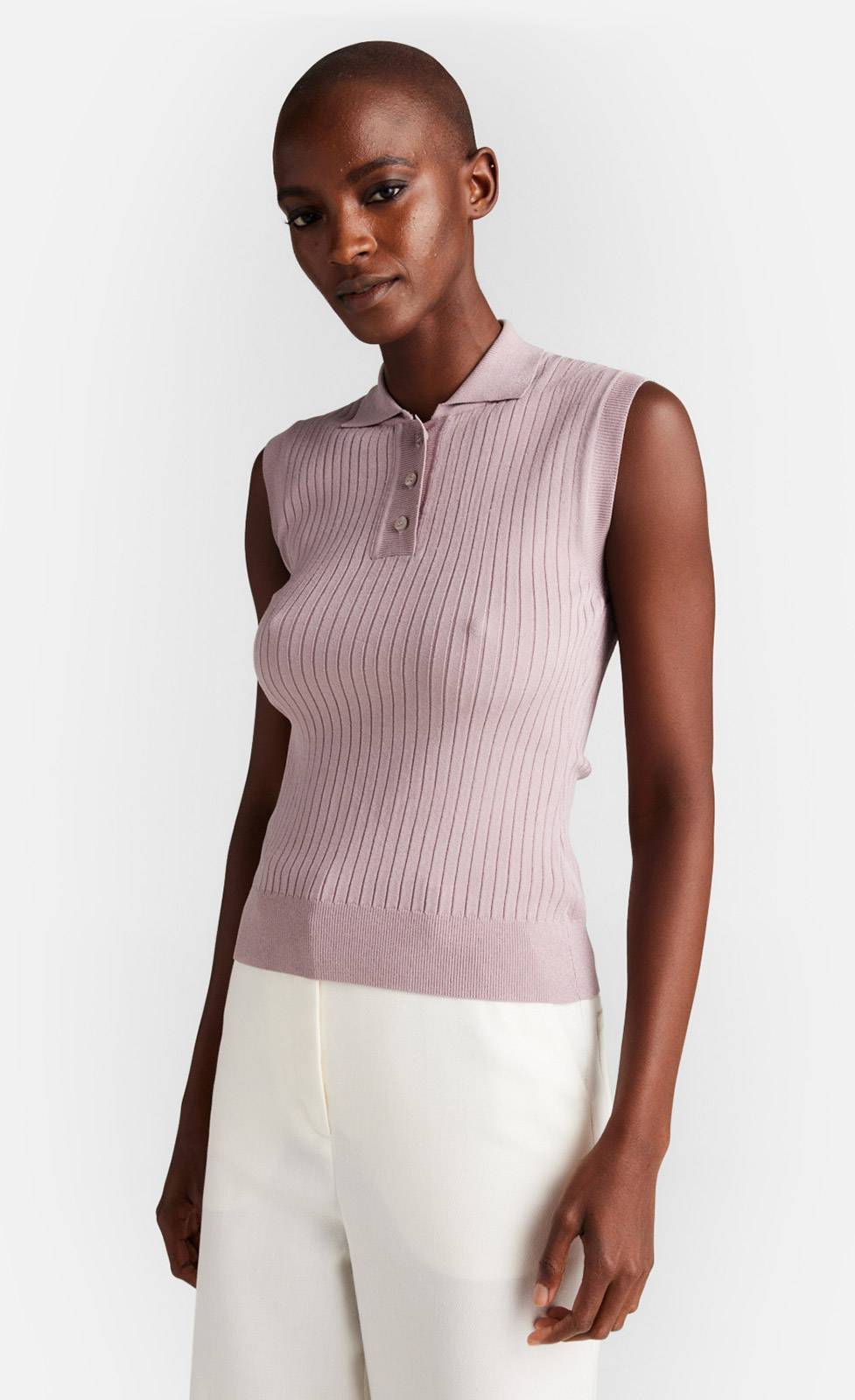 Kiefermann Melody Rippstrickpolo mit Knopfleiste Muttertagsangebot