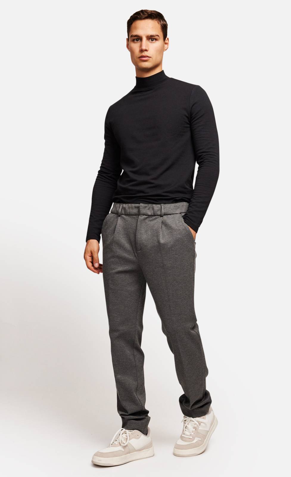 Kiefermann Jerome Mel. Hose aus kompaktem Melangejersey Neueste Mode