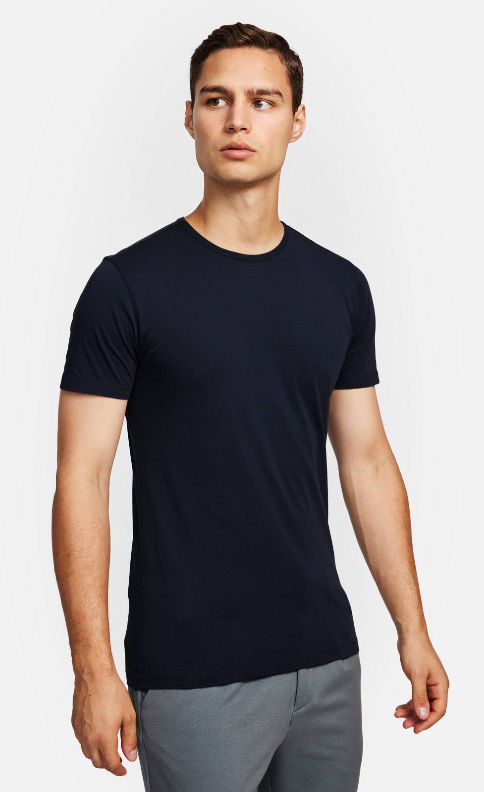 Kiefermann Lio Baumwoll-T-Shirt mit Rundhals Riesige Ersparnisse