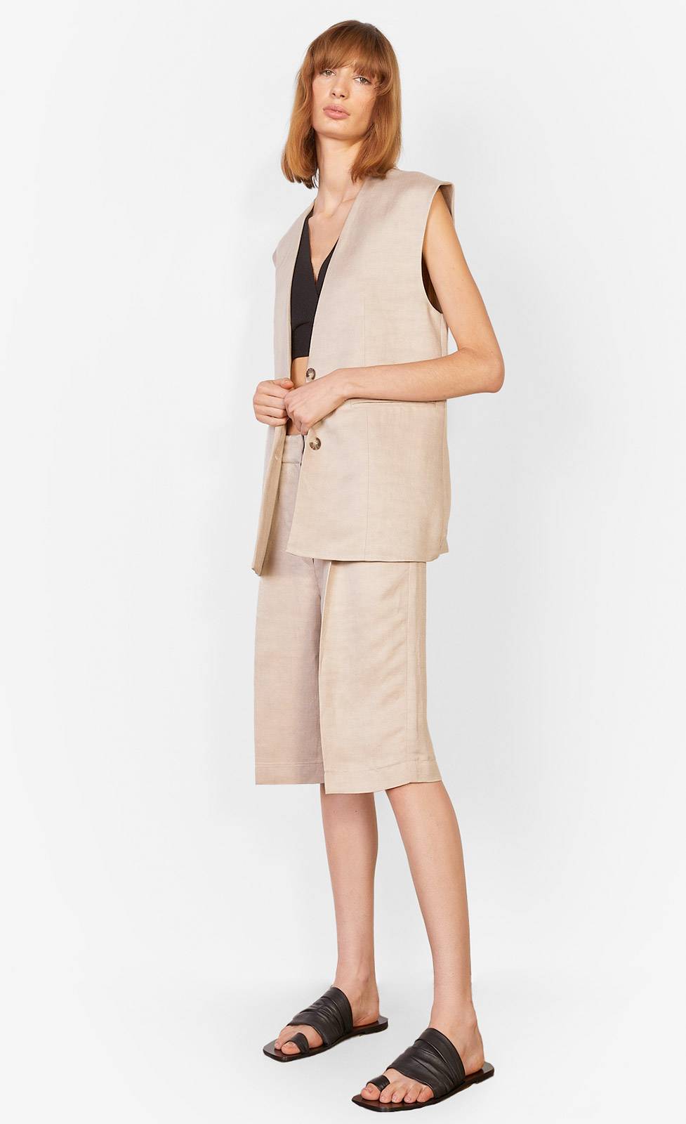 Kiefermann Roya Bermudashorts aus Leinenmaterial Tiefpreis