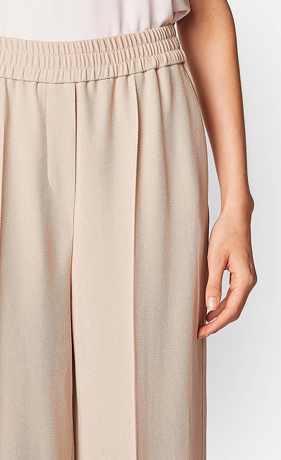 Kiefermann Alice Fließende, weite Hose in Twill-Optik Neueste Stile