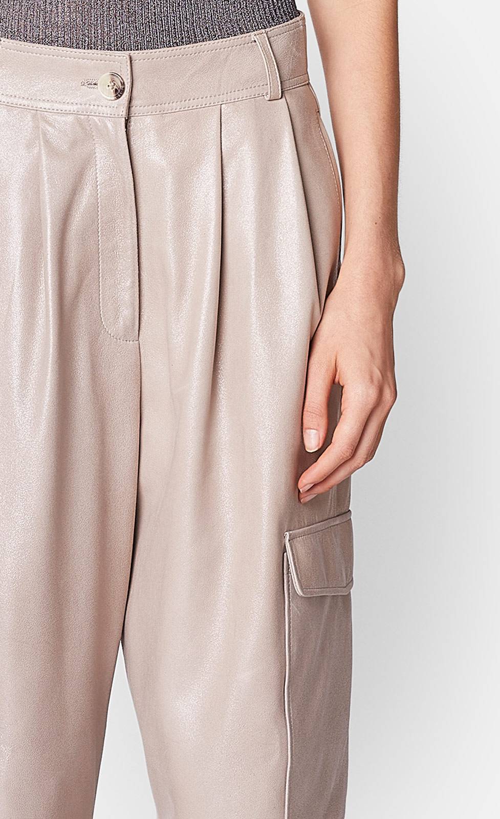 Kiefermann Amaya Nappalederhose mit glänzendem Finish Letzter Tag