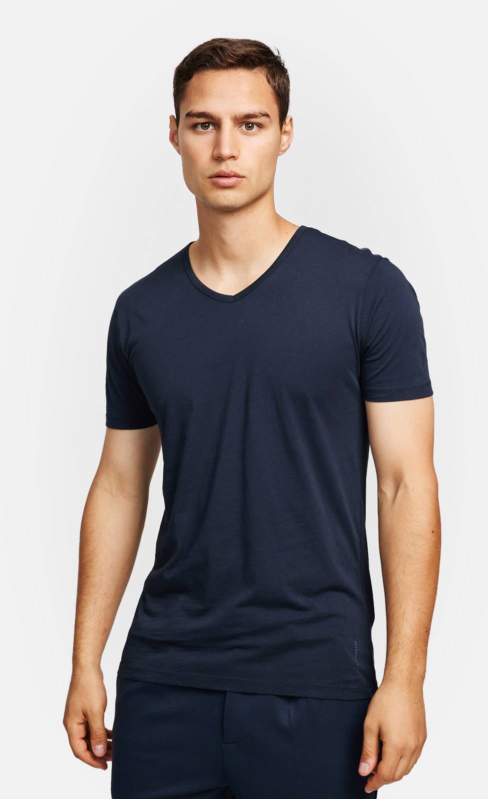 Kiefermann Darius Baumwoll-T-Shirt mit V-Ausschnitt Zeitbegrenzte Promotion