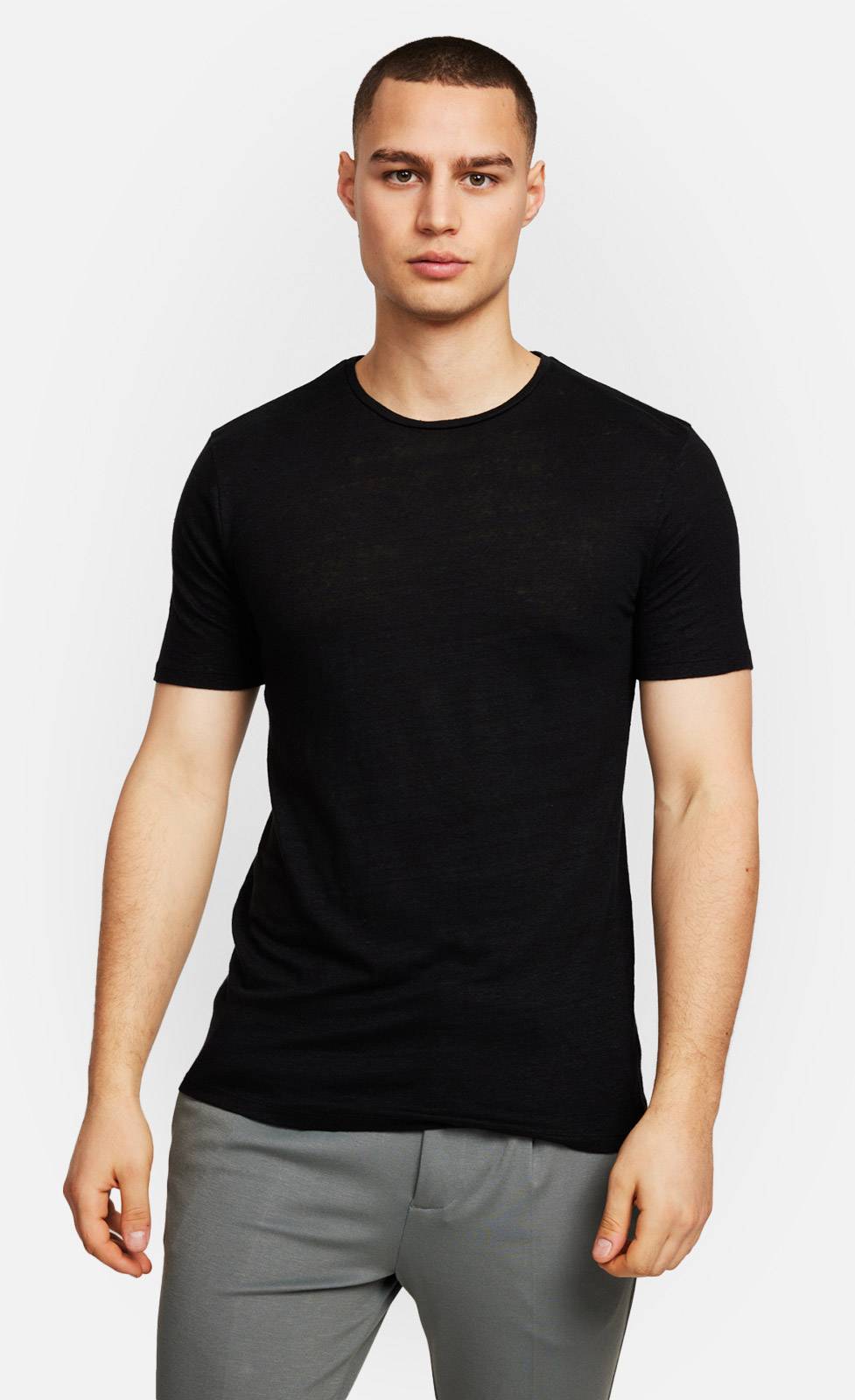 Kiefermann Laine Leinen-T-Shirt mit Rundhalsausschnitt Bis zu 65% Rabatt