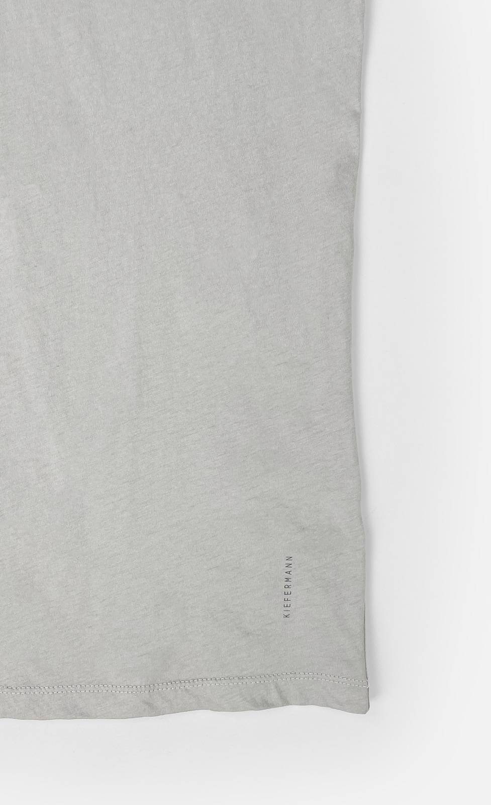 Kiefermann Darius Baumwoll-T-Shirt mit V-Ausschnitt Vierteljährliche Förderung