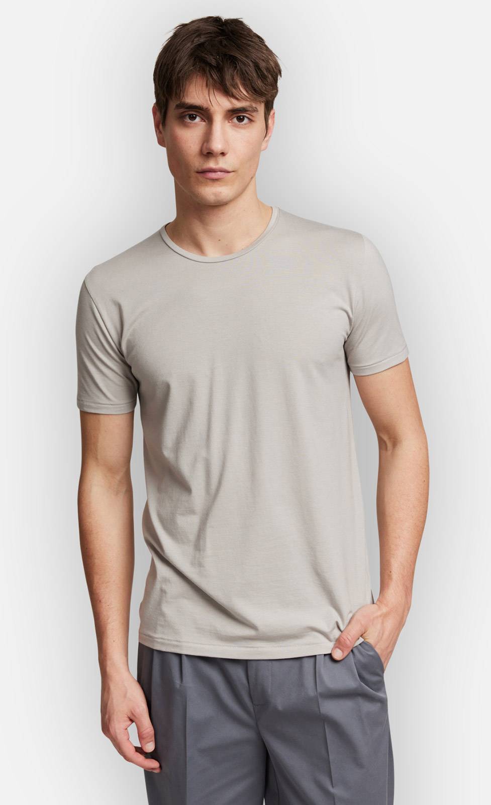 Kiefermann Hero Rundhals T-Shirt aus Baumwolle und Modal Super Rabatt
