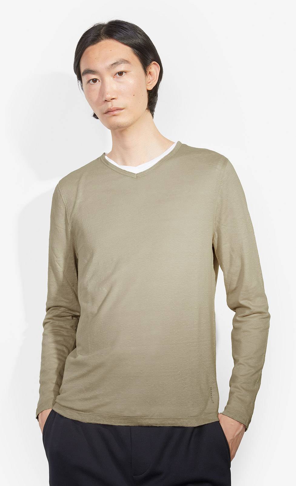 Kiefermann Florian 2in1 Leinen-Baumwoll-Shirt 50% Rabatt für begrenzte Zeit