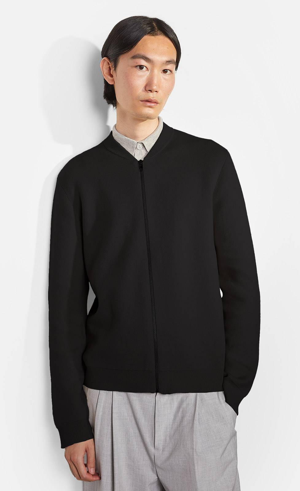 Kiefermann Avino Strickjacke im Blousonstil Fabrikverkauf