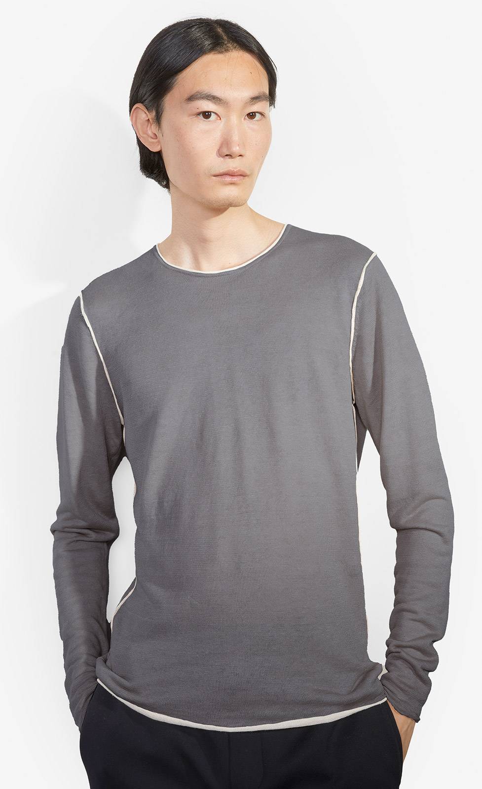 Kiefermann Caius Leinen Strickpullover Kostenloser Versand