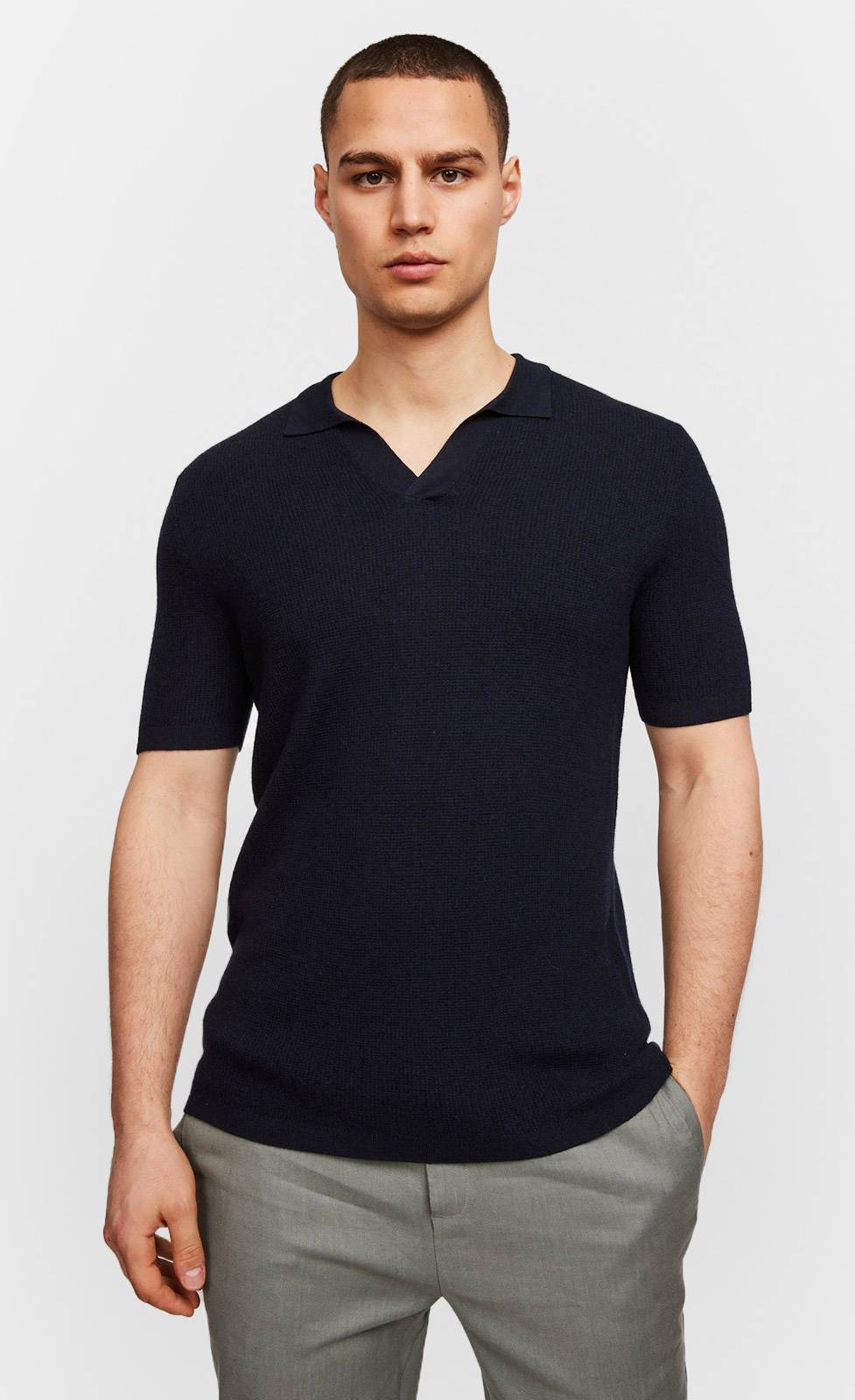 Kiefermann Nilas Strickpolo aus Merinowolle Sonderangebot