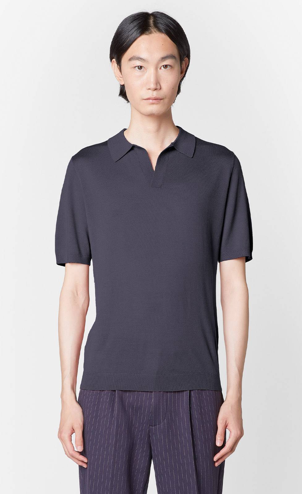 Kiefermann Fitz Strickpolo aus Merinowolle Großer Ausverkauf