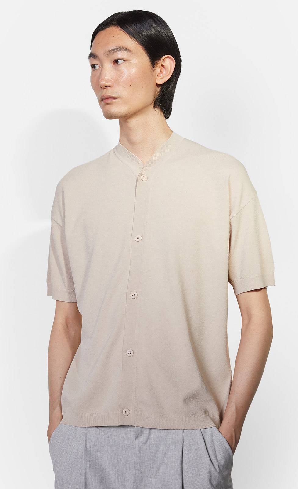 Kiefermann Arnold Halbarm Strickhemd Flash Sale