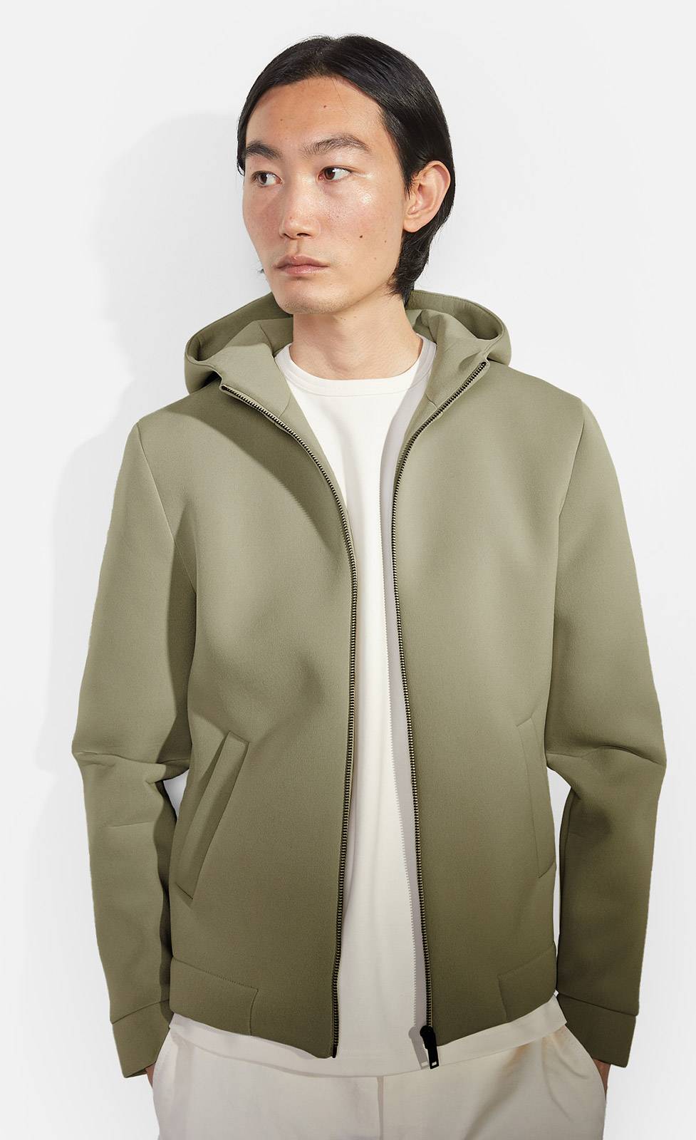 Kiefermann Merlin Kapuzenjacke aus gebondeter Sweatware Top Angebot