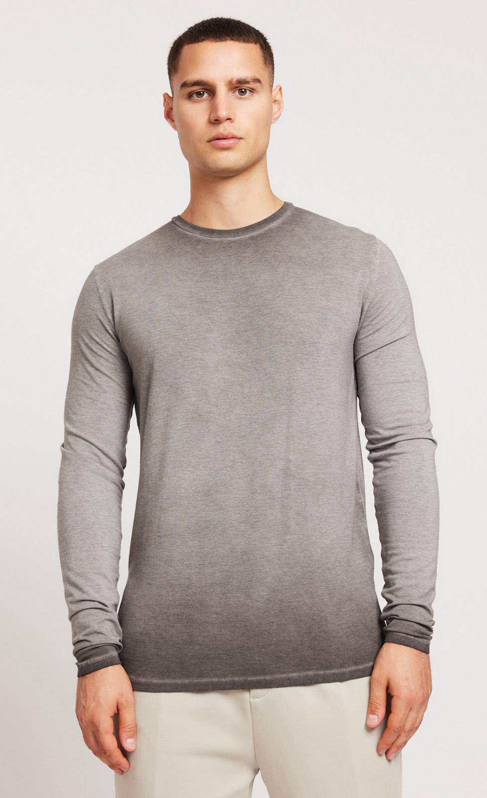 Kiefermann Erik Langarmshirt mit Vintage-Waschung Zeitbegrenzte Promotion
