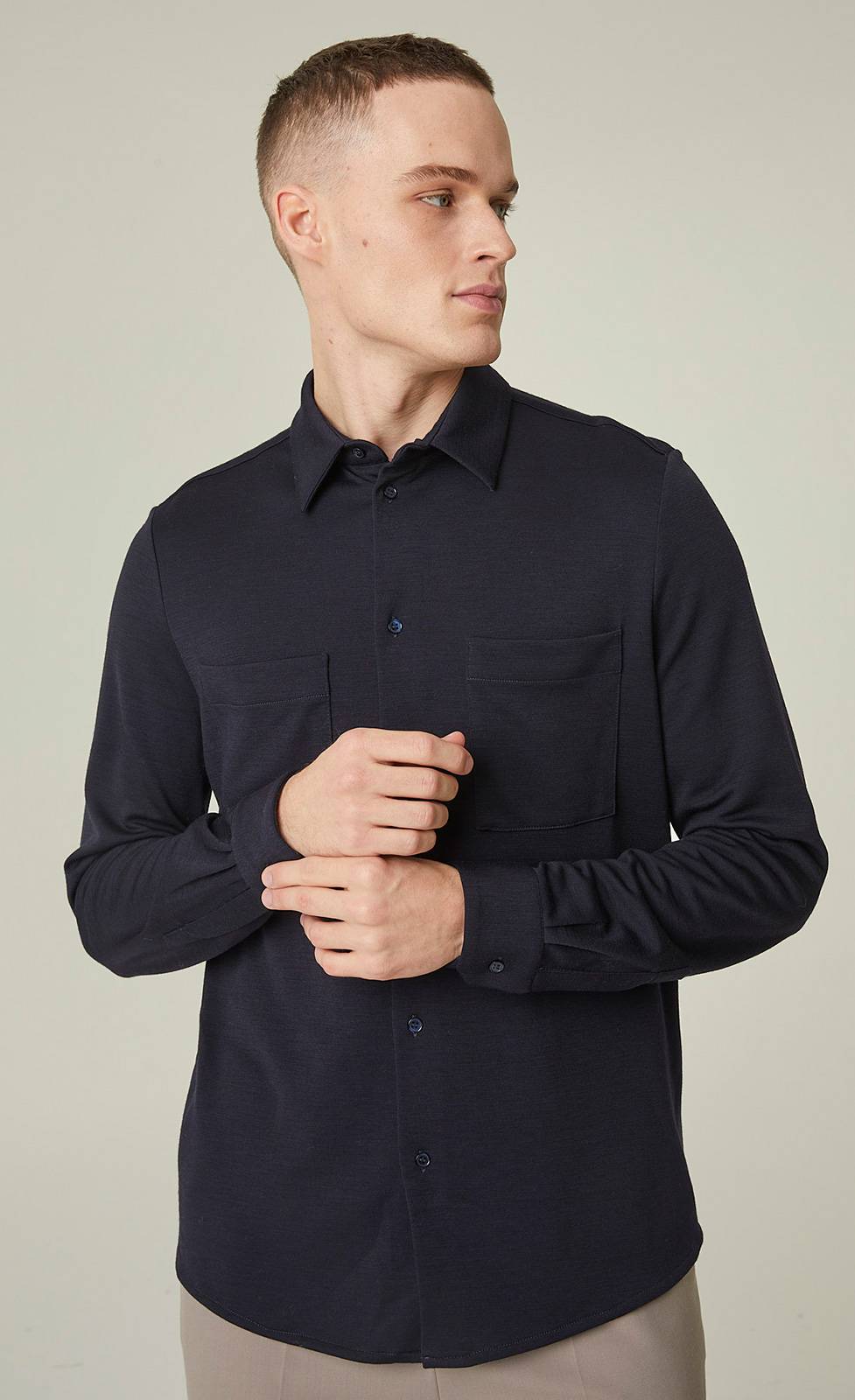 Kiefermann Silvan Jerseyhemd mit Taschen Bis zu 65% Rabatt