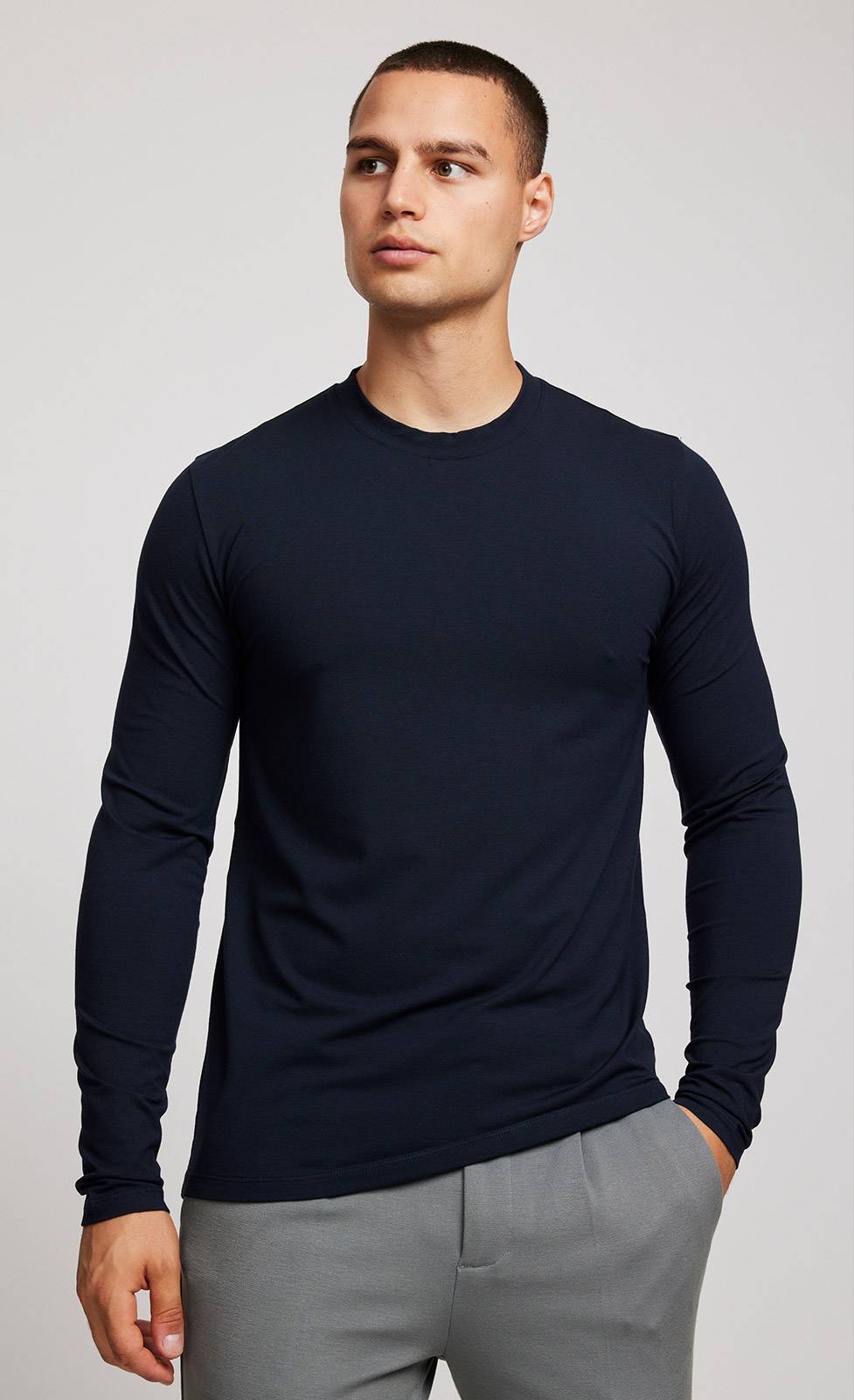 Kiefermann Albert Rundhals Langarmshirt Sonderangebot der Fabrik