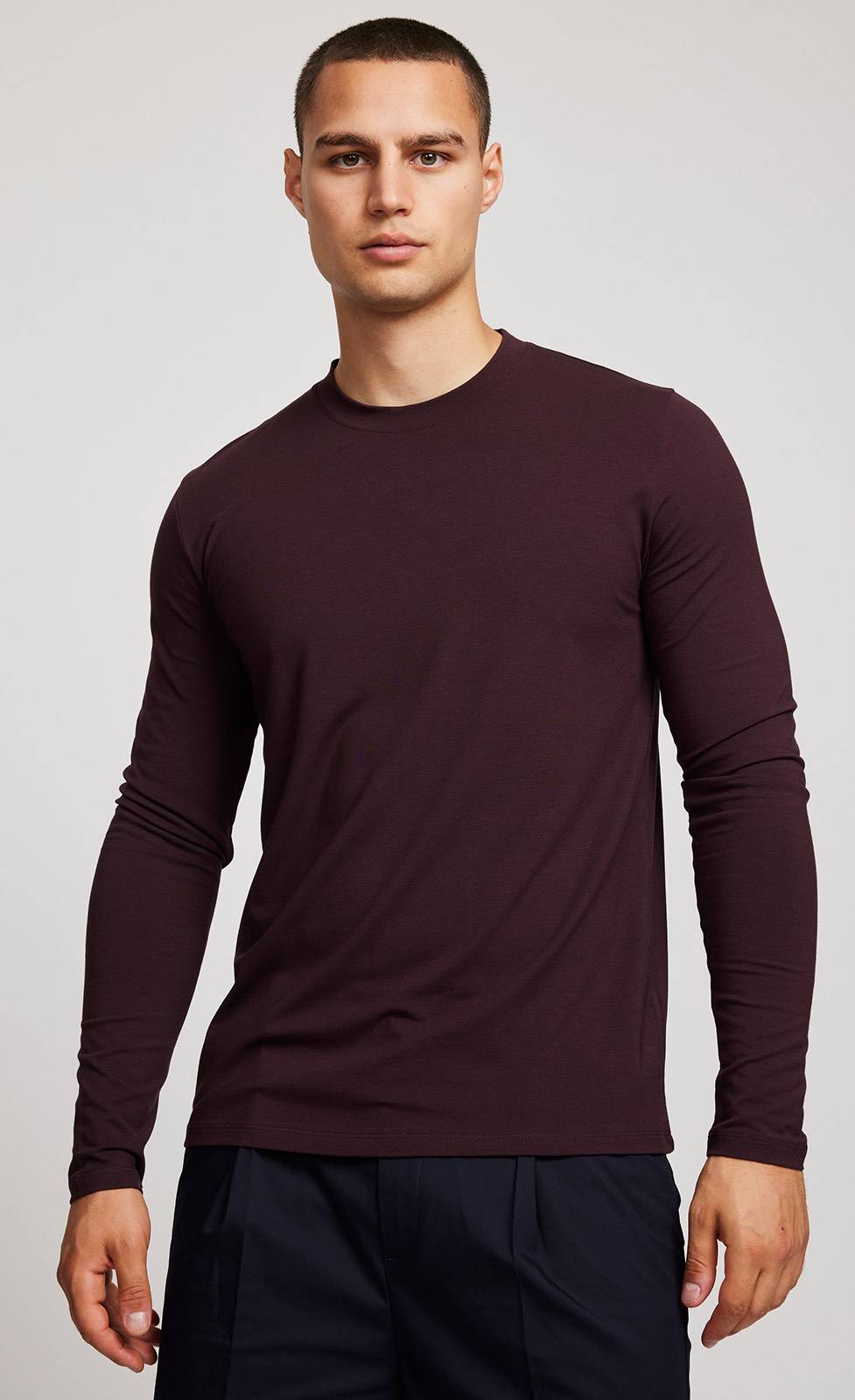 Kiefermann Albert Rundhals Langarmshirt Sonderangebot der Fabrik