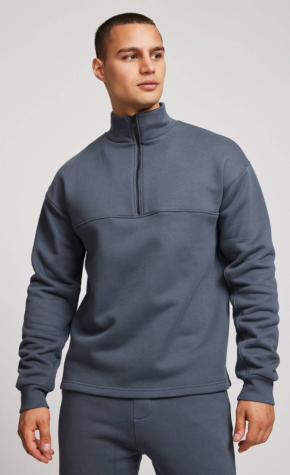 Kiefermann Tibor Sweatshirt mit Troyer-Ausschnitt Bis zu 55% Rabatt