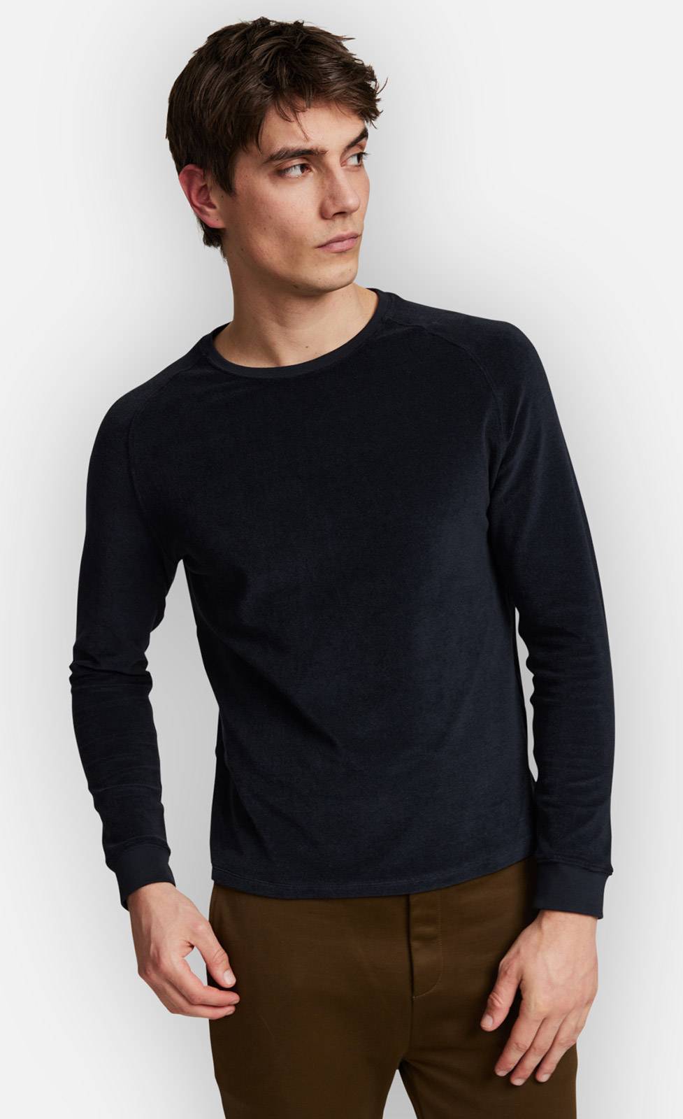 Kiefermann Glenn Langarmshirt aus feinem Frotteejersey Super Rabatt