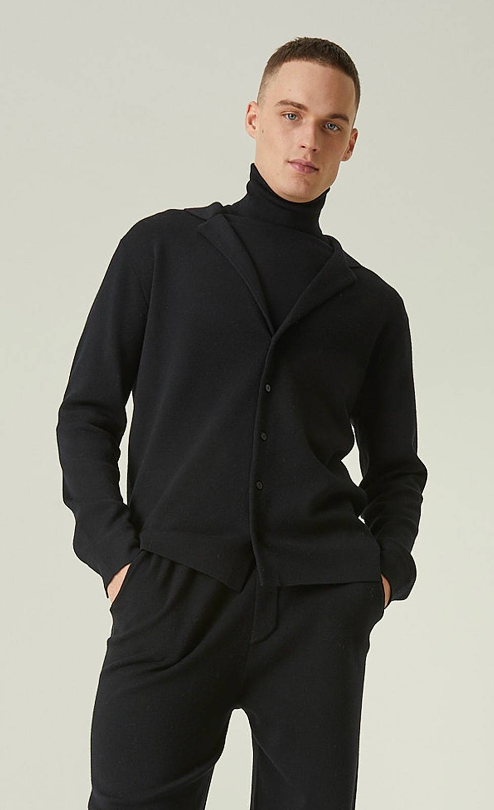 Kiefermann Theo Merino Rollkragen-Strickpullover Outlet