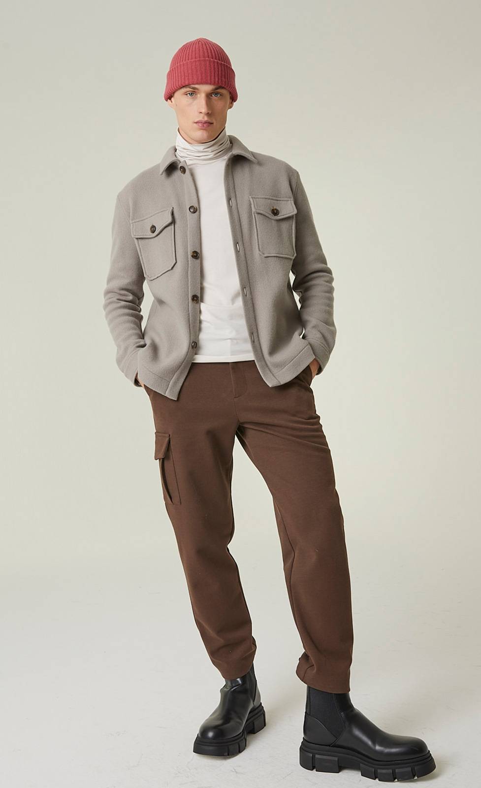 Kiefermann Henry Overshirt aus Strickware Begrenztes Angebot