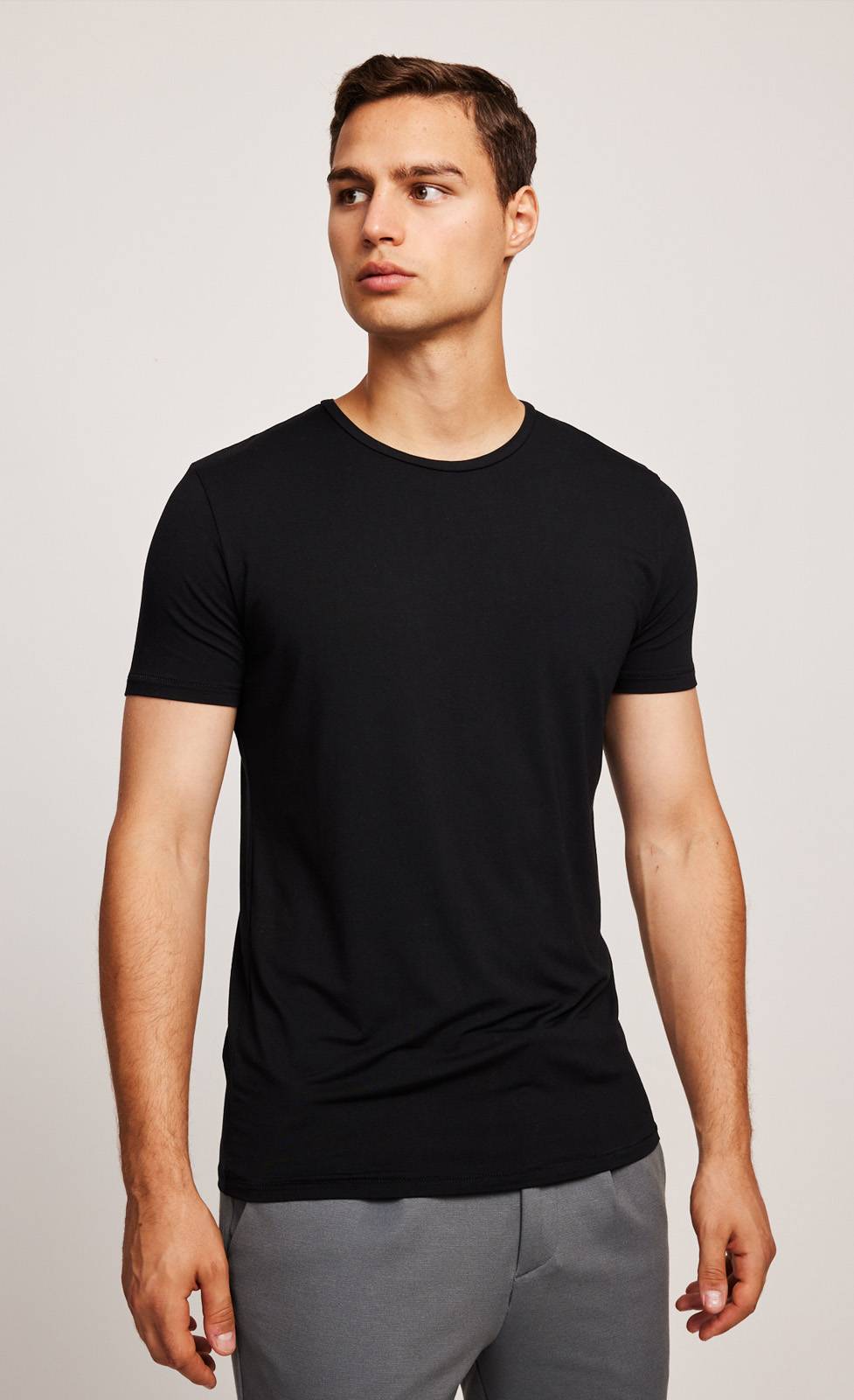 Kiefermann Clive Rundhals-T-Shirt aus Modaljersey Top Angebot