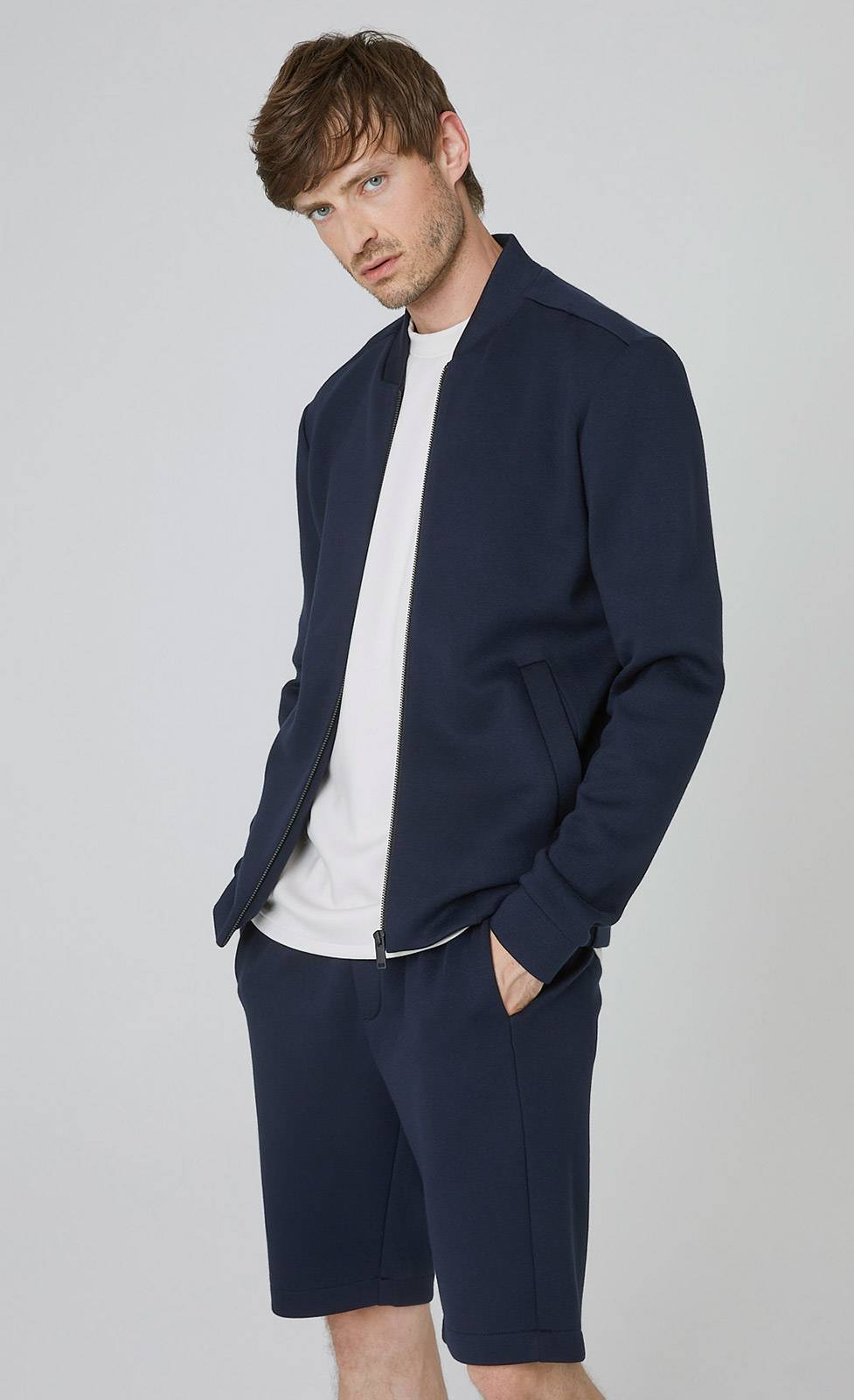 Kiefermann Berno Blousonjacke aus gebondeter Sweatware Letzte 3 Tage