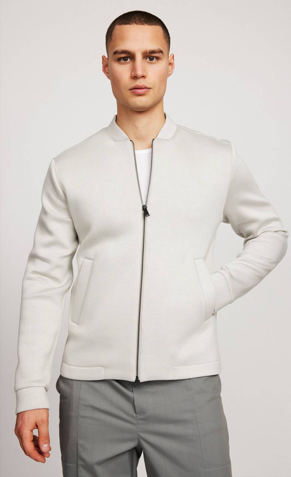 Kiefermann Berno Blousonjacke aus gebondeter Sweatware Letzte 3 Tage