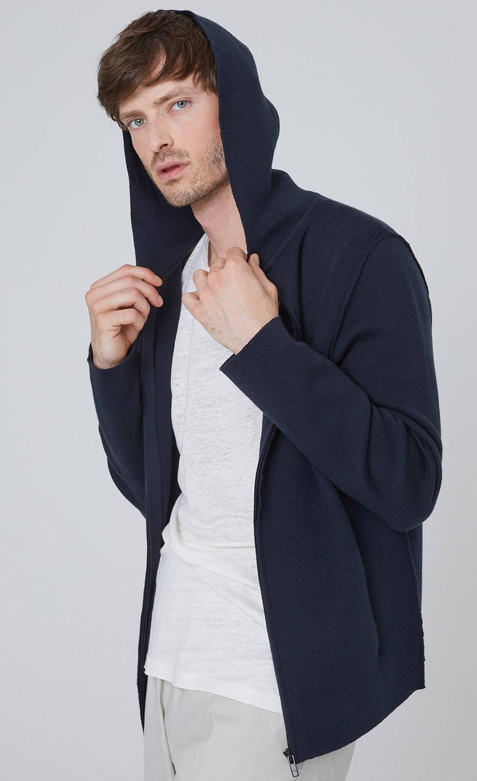 Kiefermann Marc Kapuzen-Strickjacke Nur noch ein Tag übrig