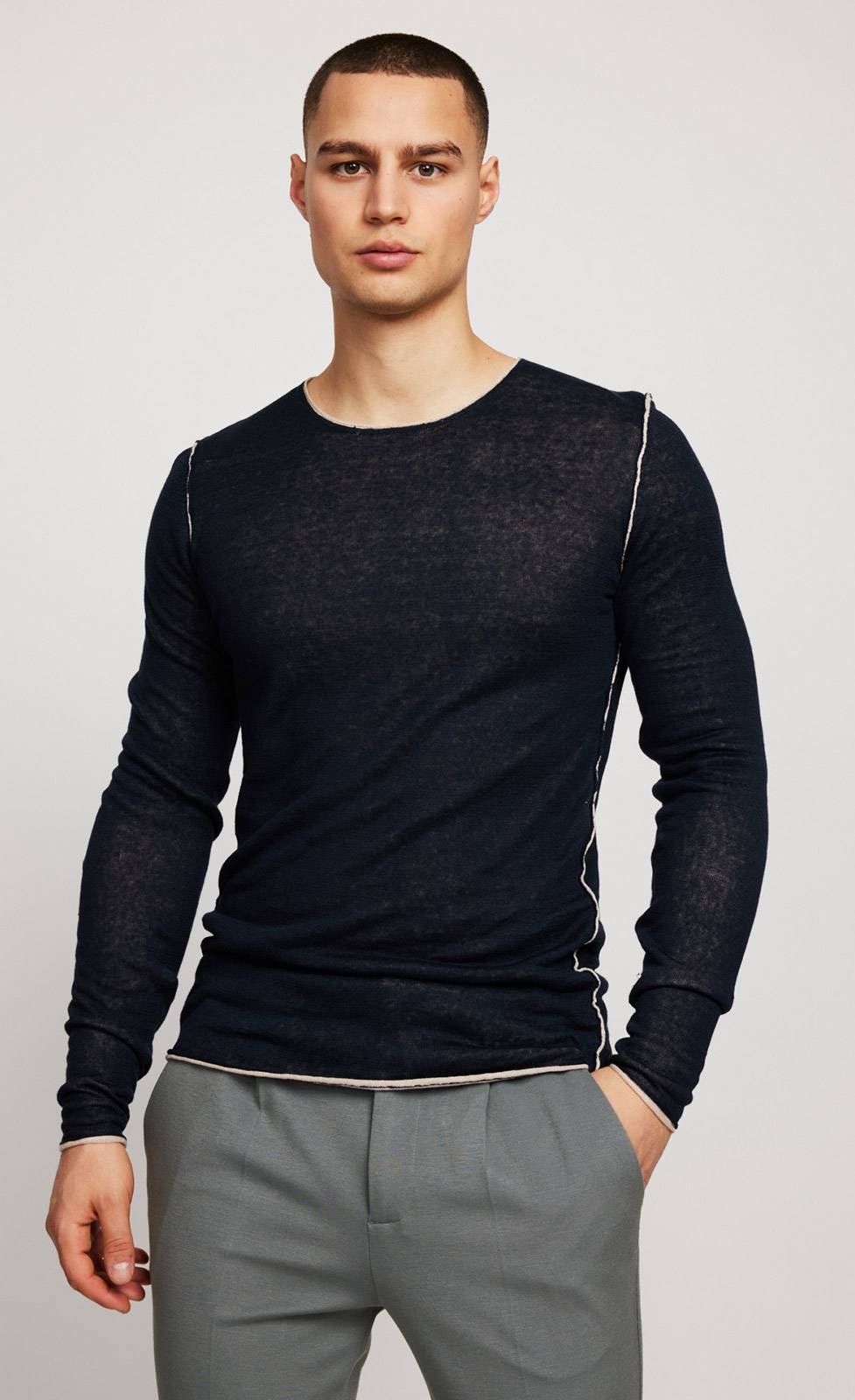 Kiefermann Caius Leinen Strickpullover Fabrikladen