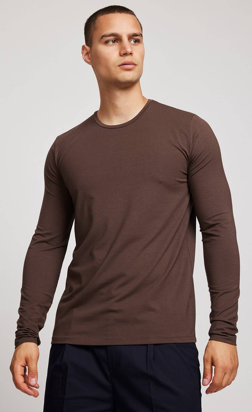 Kiefermann Emil Langarmshirt aus Baumwolle-Modal-Mix Günstig kaufen