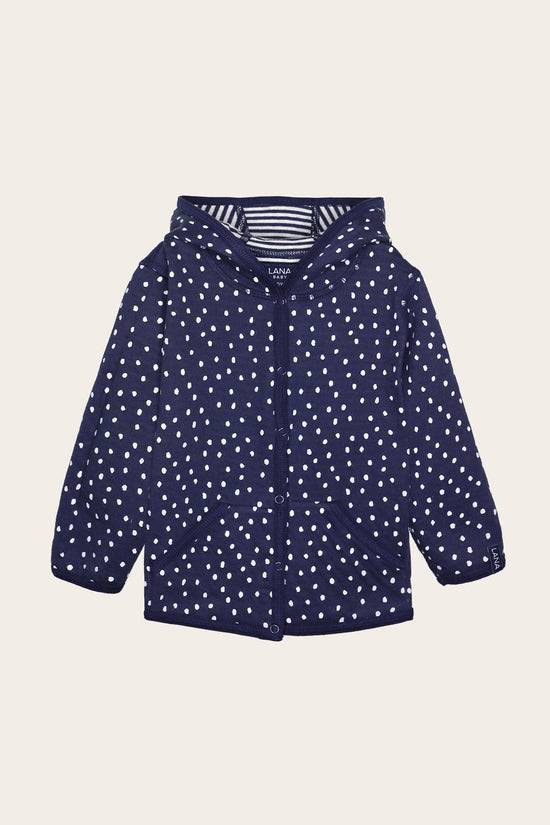 Lana Natural Wear Wende-Kapuzenjacke, Modell Momo Letzter Tag