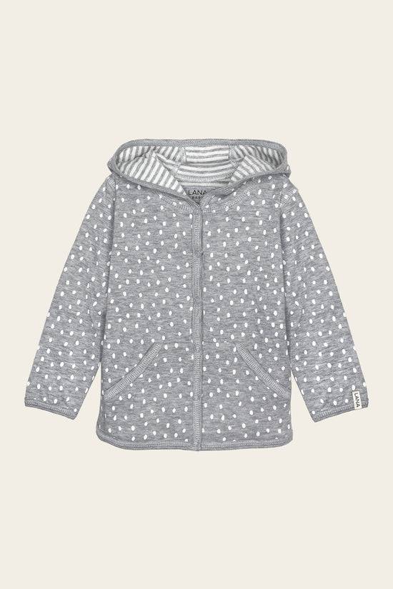 Lana Natural Wear Wende-Kapuzenjacke, Modell Momo Letzter Tag
