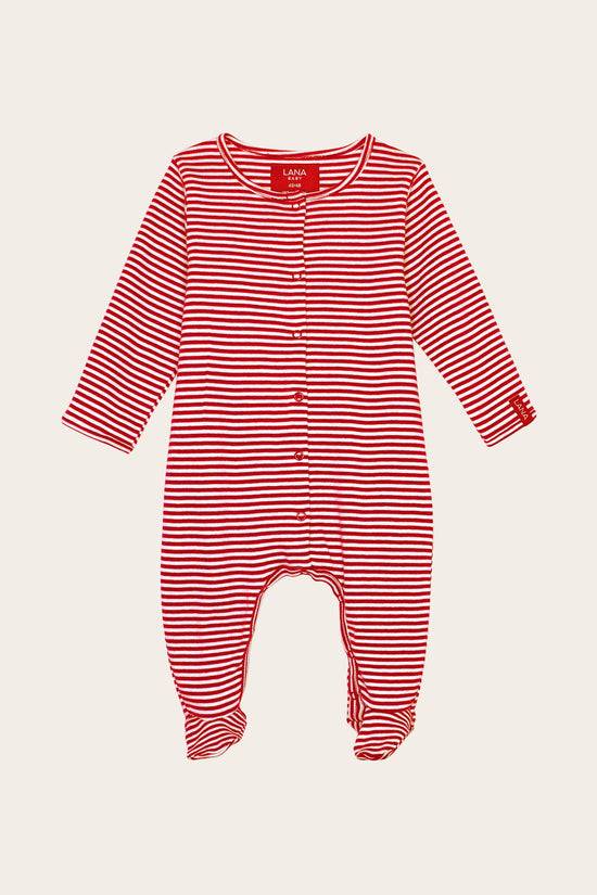 Lana Natural Wear Strampler, Modell Merle mit Fuß Sonderangebot der Fabrik